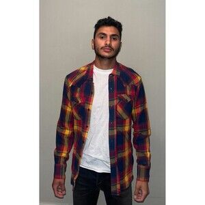 Levi's Button Up Long Sleeve Shirt Mens Sz M